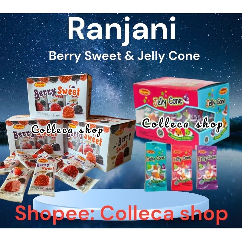 

Ranjani Berry Sweet & Jelly Cone isi 30pcsx5gr