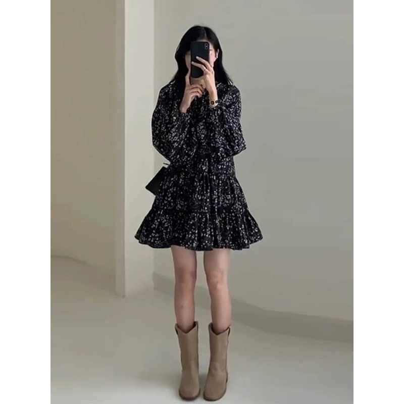 Hana Summer Dress | Dress Mini Lengan Panjang Wanita