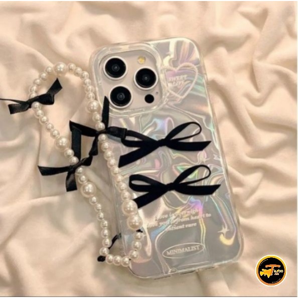 SS914 New Korean Pearl black RIBBON Case Ripple case Hardcase/Casing Hp Compatible For SAMSUNG A02S 