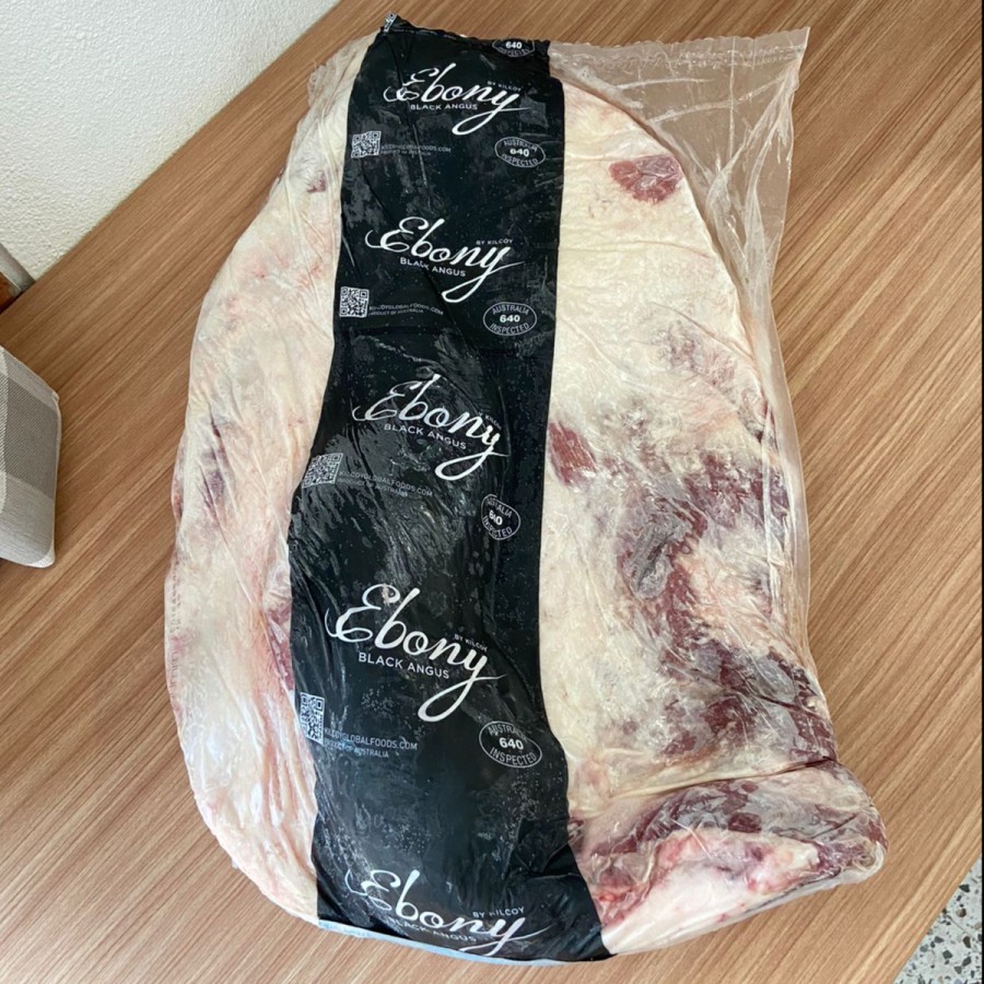 

BRISKET PE ANGUS CHOICE WHOLE / DAGING SMOKE / BRISKET UTUH