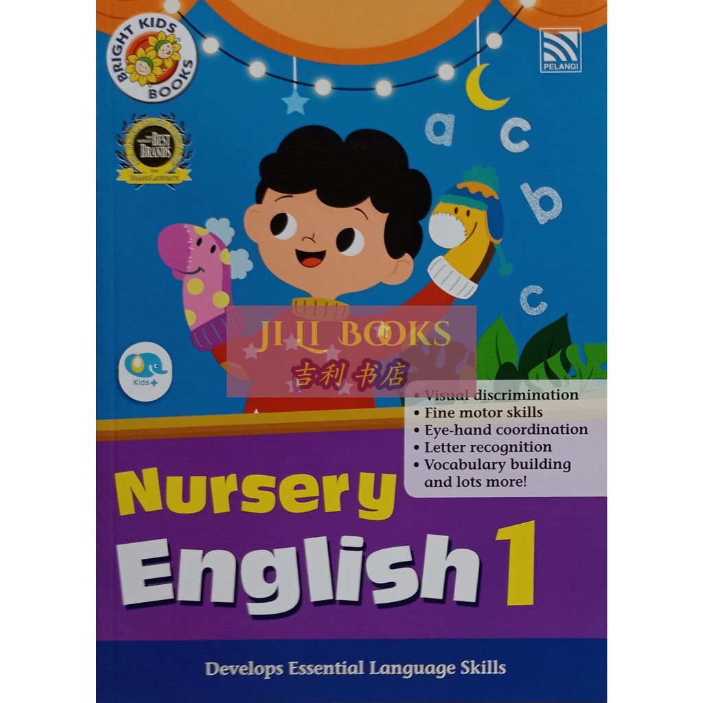

Buku Latihan KB-TK Bright Kids Books Nursery English 1-2