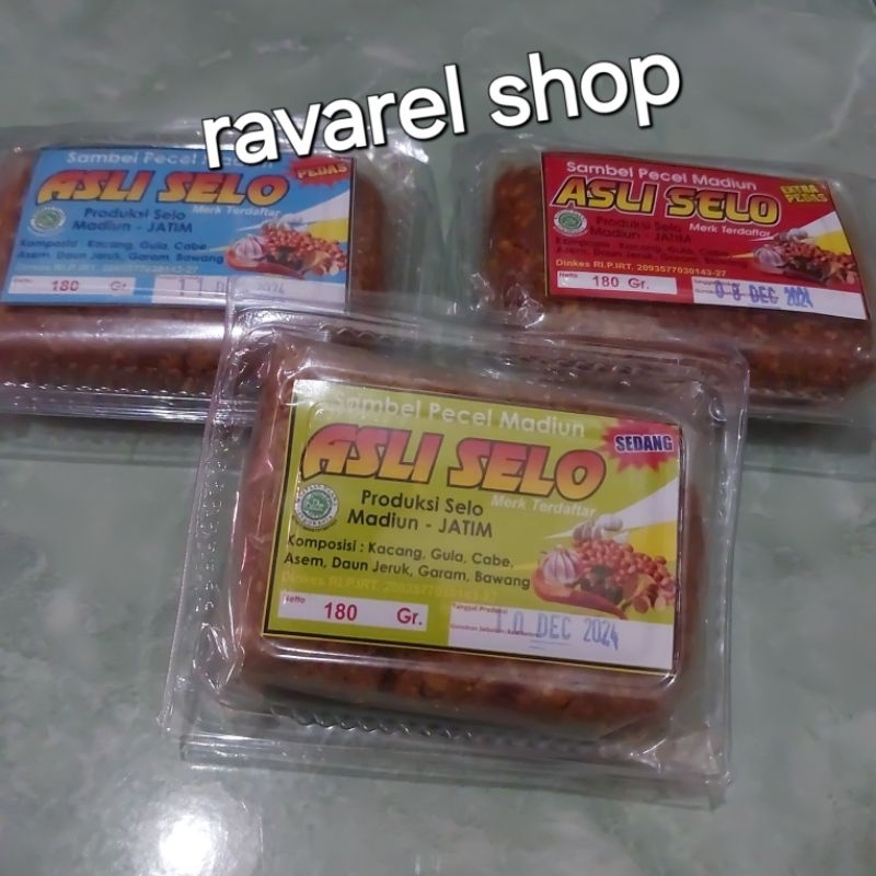 

Sambel Pecel Madiun ASLI SELO 180gr