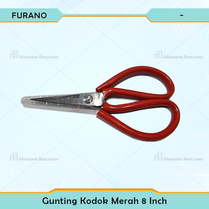

Gunting Kodok Merah FURANO 8 Inch Gunting Serbaguna