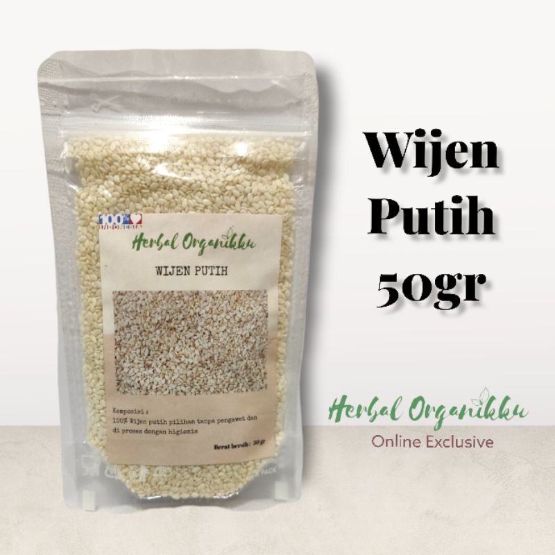 

Wijen Putih 25 & 50gr | White Sesame Seed