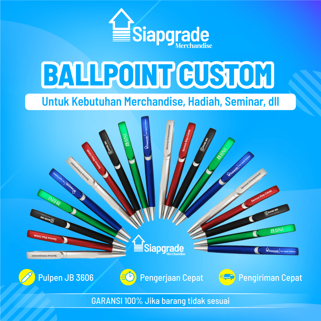 

Pulpen - Pulpen Promosi - Pulpen Plastik - Pulpen Souvenir