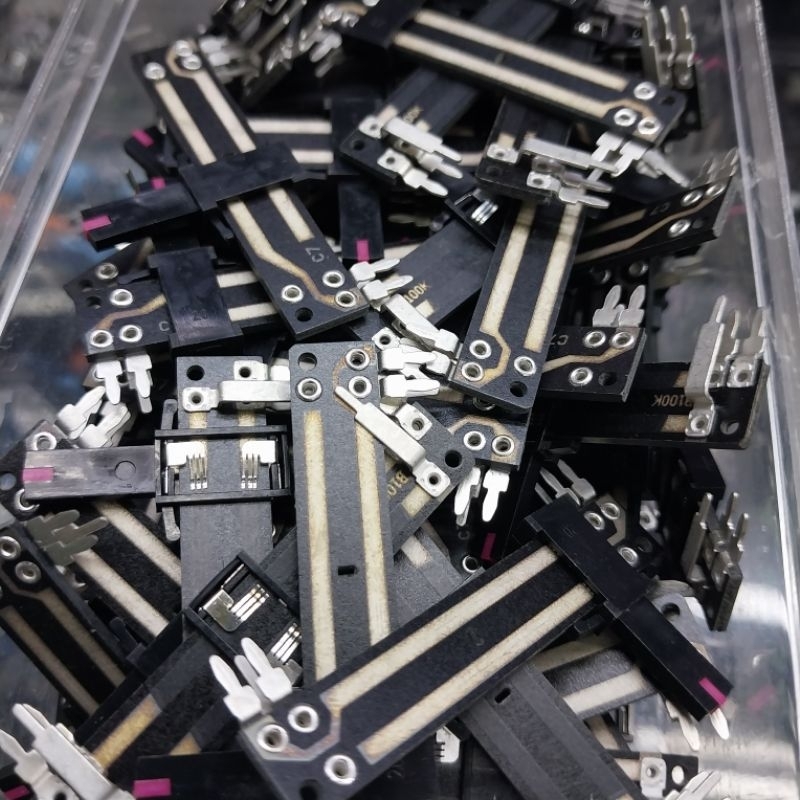 Potensio PCB Geser 5cm Kaki 3-3 B100K Streo