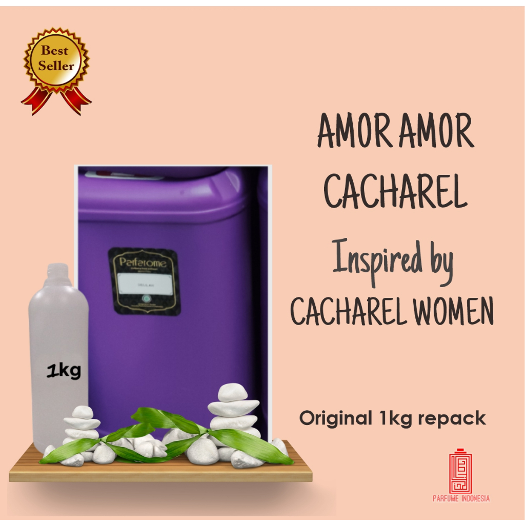 bibit parfum AMORAMOR CACAREL PARFAROME 1KG REPACK