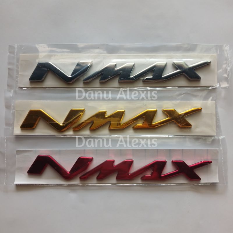 Emblem Motor Yamaha Nmax New / Emblem Logo Motor Nmax Chrome Timbul 3D