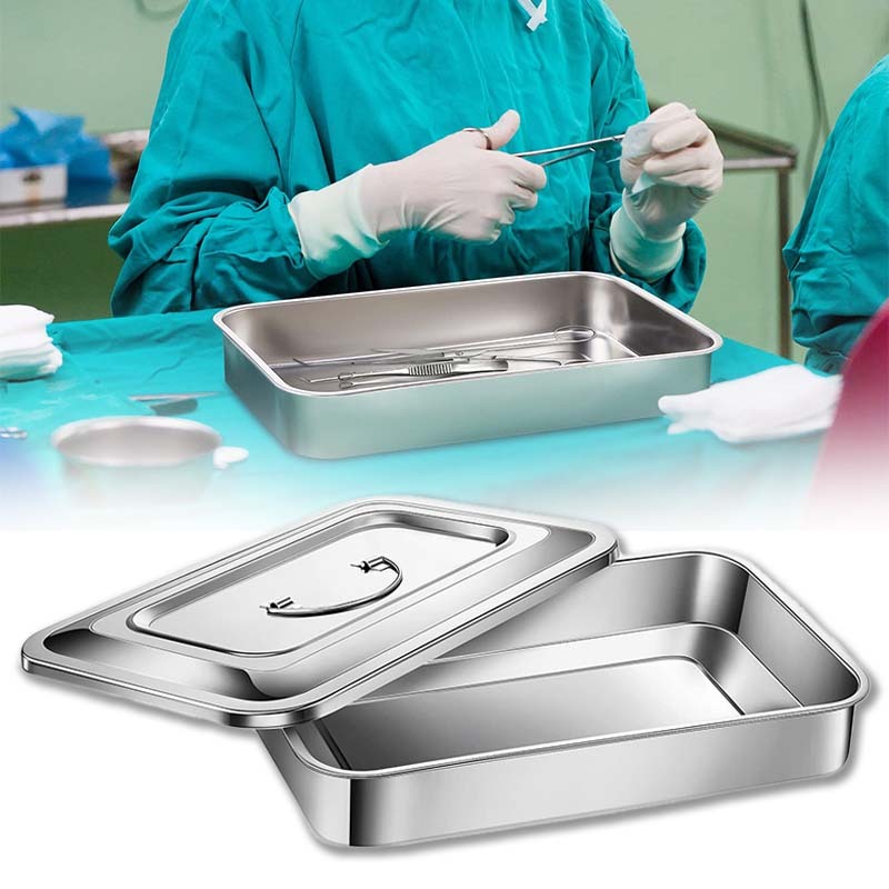 Dental Tray Tainle Teel Ba Intrumen 509 Intrument Tray Bo With Cover Hoo