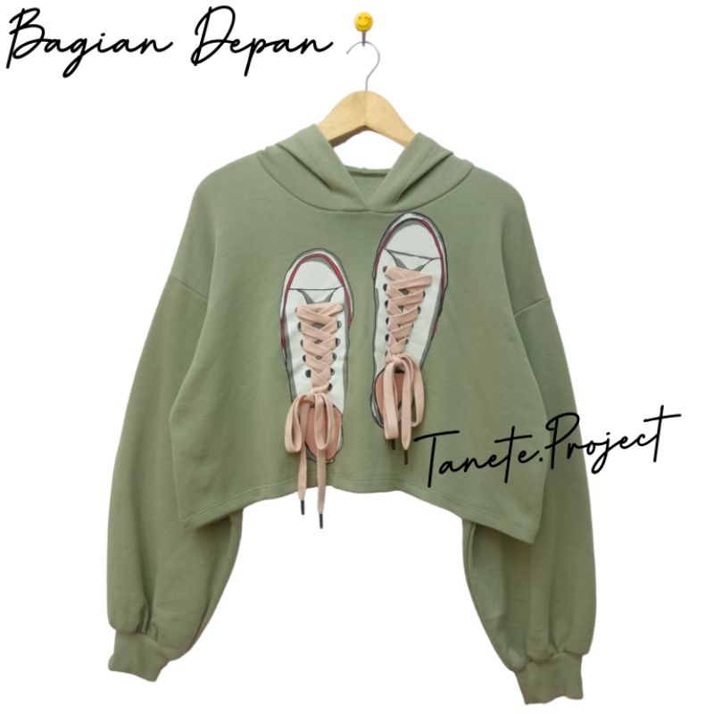 TANETE.PROJECT x CONVERS HOODIE CROP