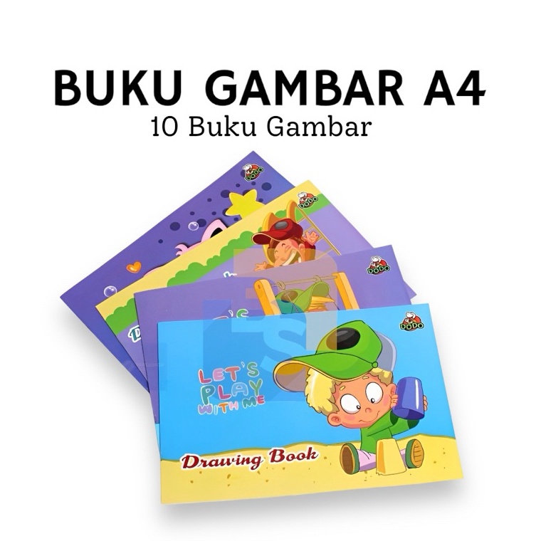 

1 buku DODO Buku Gambar A4 isi 8 Lembar KODE K8P2