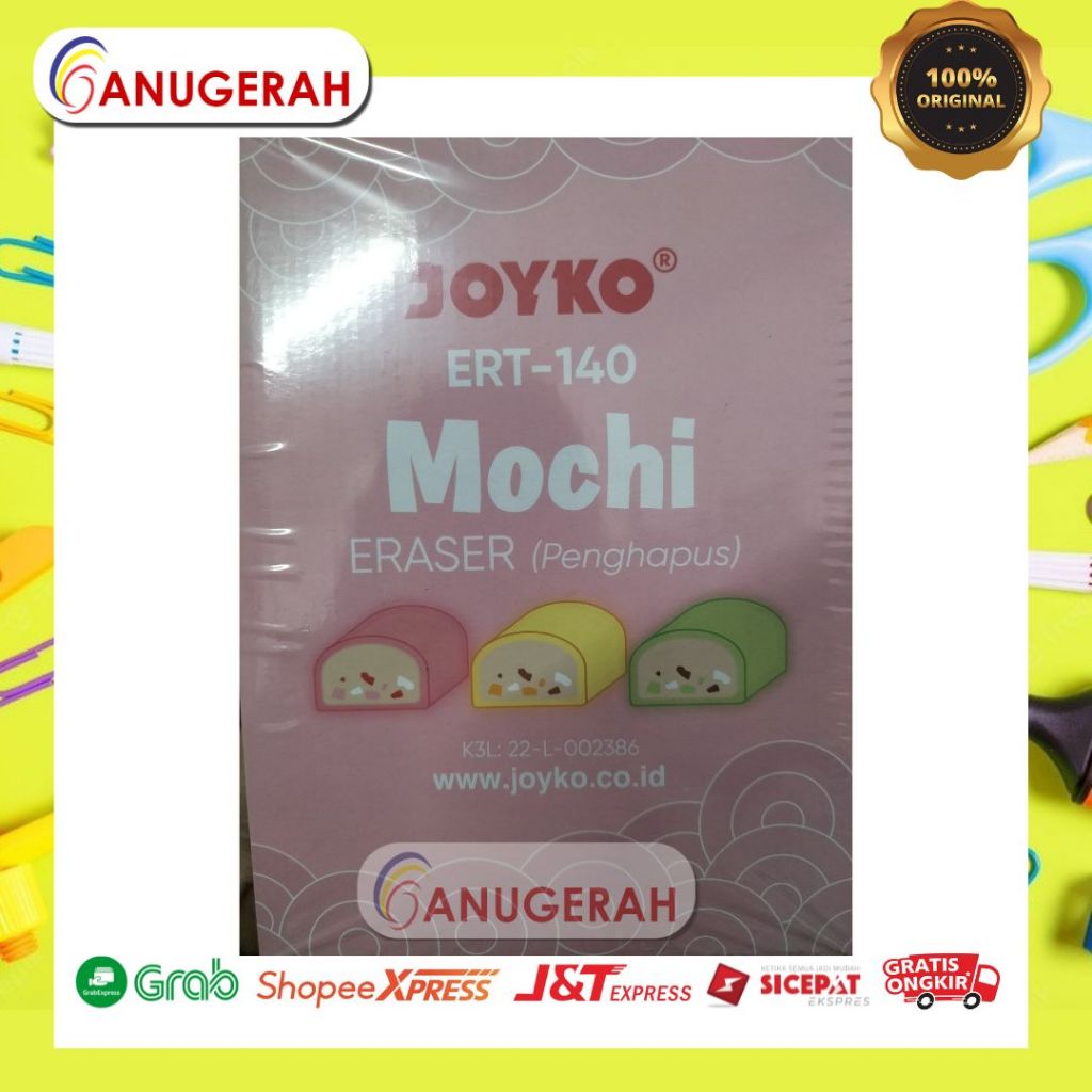 

JOYKO ERT - 140 PENGHAPUS / ERASER MOCHI