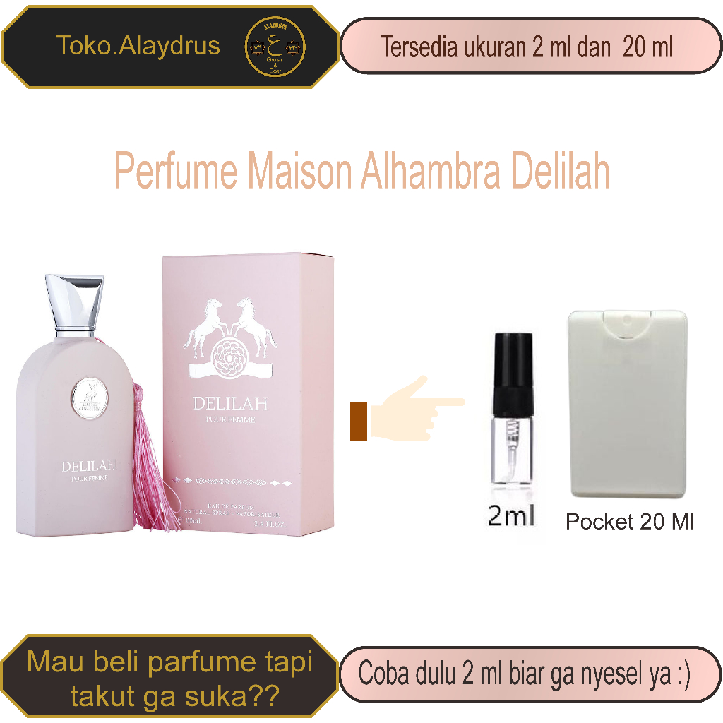 Decant Delilah 2 ml 5 ml 10 ml by maison alhambra