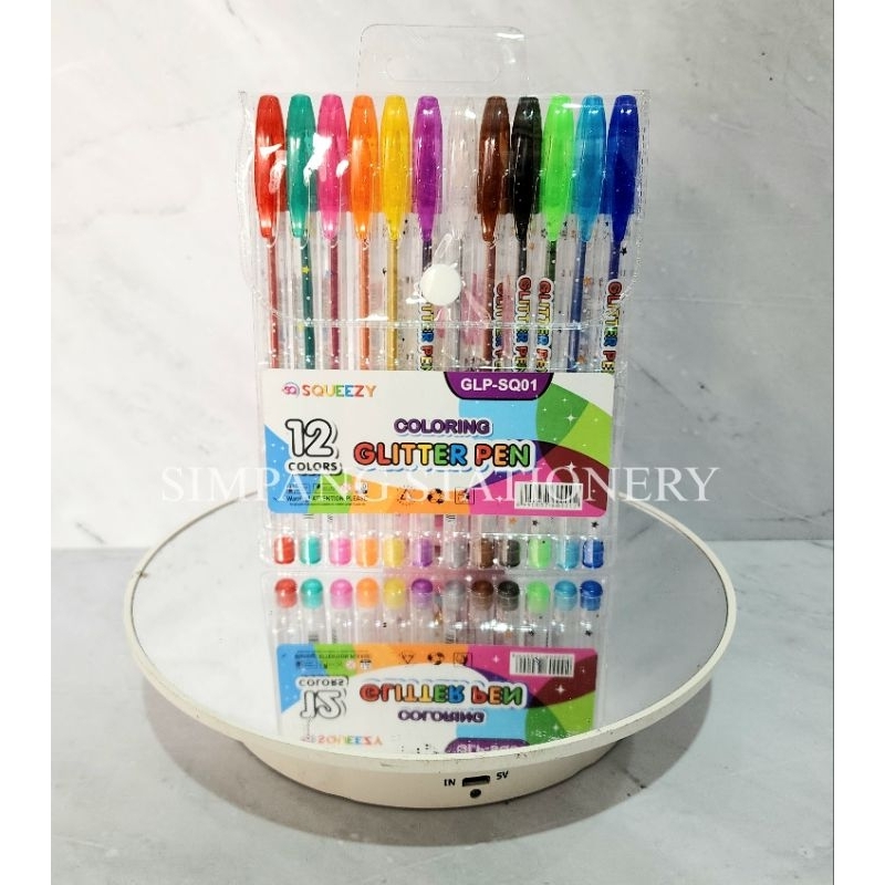 

Bolpen Glitter 12 Warna GLP - SQ01/ set