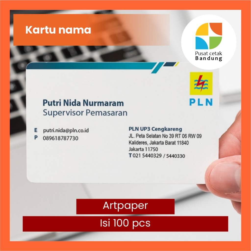 

Cetak Kartu Nama Murah 1 sisi / Name Card / Business Card murah berkualitas