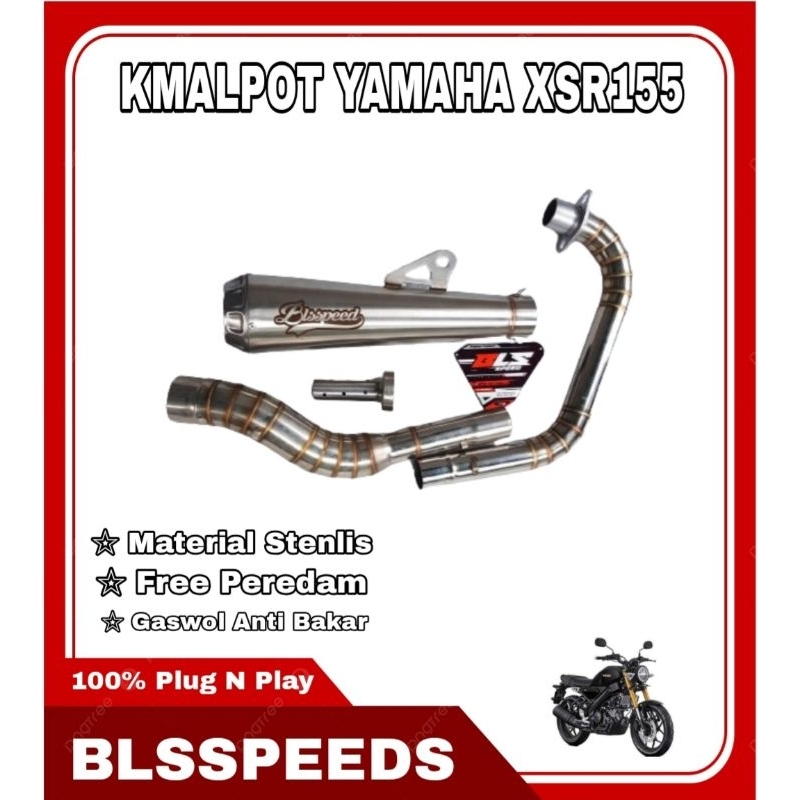 Knalpot Yamaha Xsr155 Custom Xsr155 Original BLSSpeeds