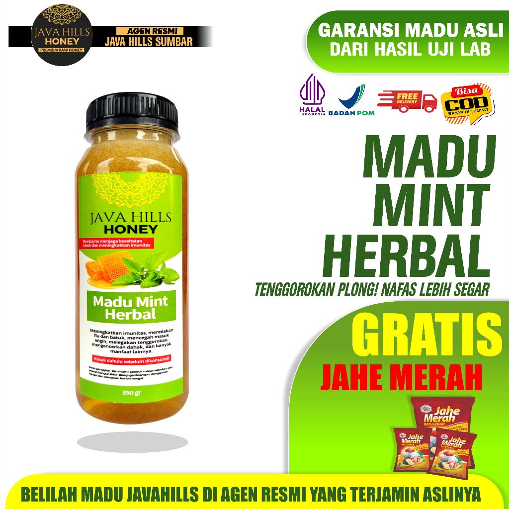 

Java Hills Honey Madu Mint Herbal - 320g (Agen Java Hills Sumbar)