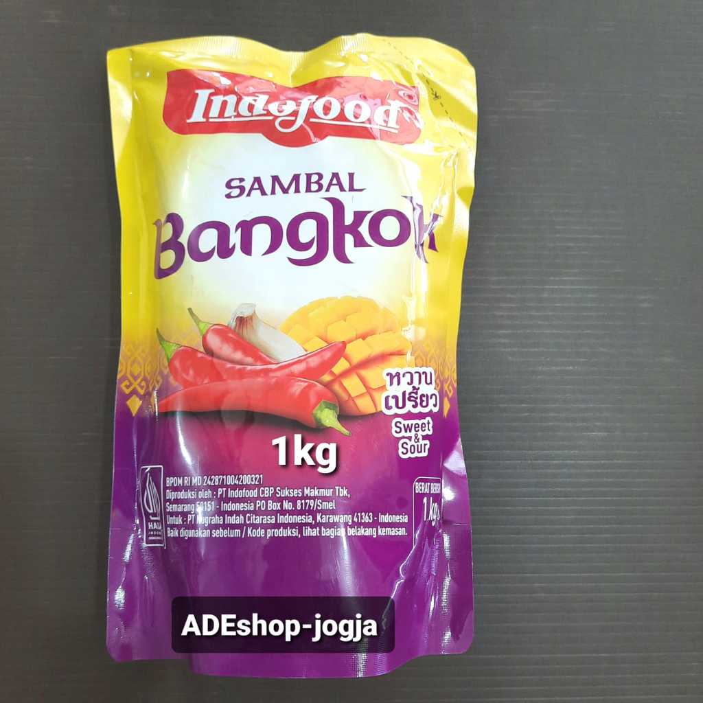 

sambal bangkok indofood 1 kg refil pouch pedas manis refill