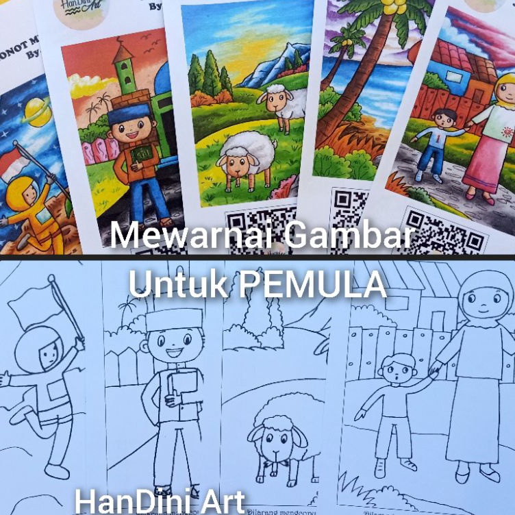 

Mewarnai Gambar PEMULA Bersama Bunda HanDini Kertas mewarnai Gambar Jadi Tutorial Scan Barcode Belajar Mewarnai KODE N7Y7