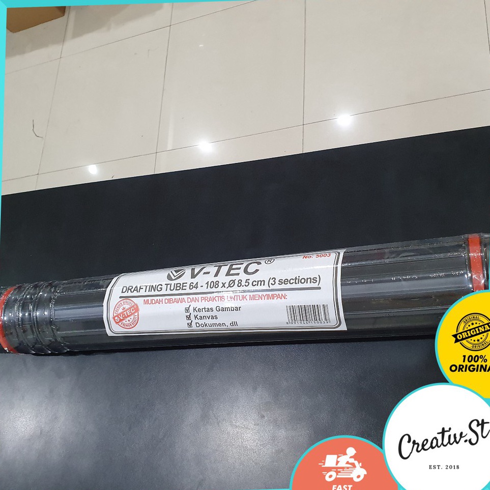 

VTec Tabung Gambar Arsitek Drafting Tube Alat Gambar 85Cm KODE Q9S1