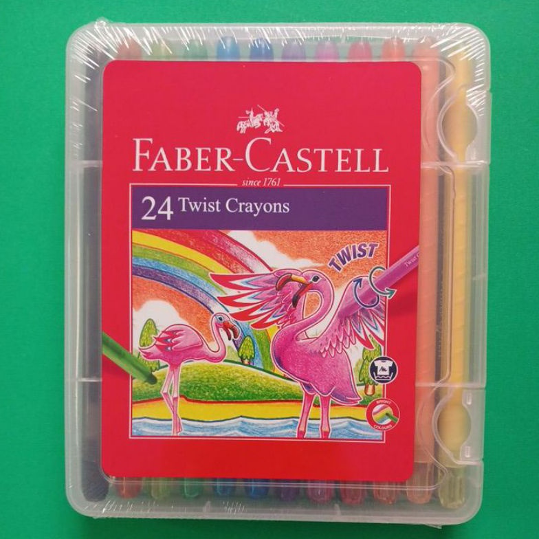 

Crayon Putar Twist Crayons Faber Castell 24 Warna KODE X9U7