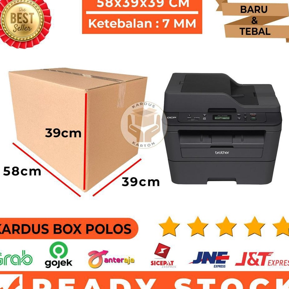 

Termurah Kardus Polos Karton Box Packing 58x39x39 Cm Double Wall Tebal 7 MM Jumbo Sangat Tebal