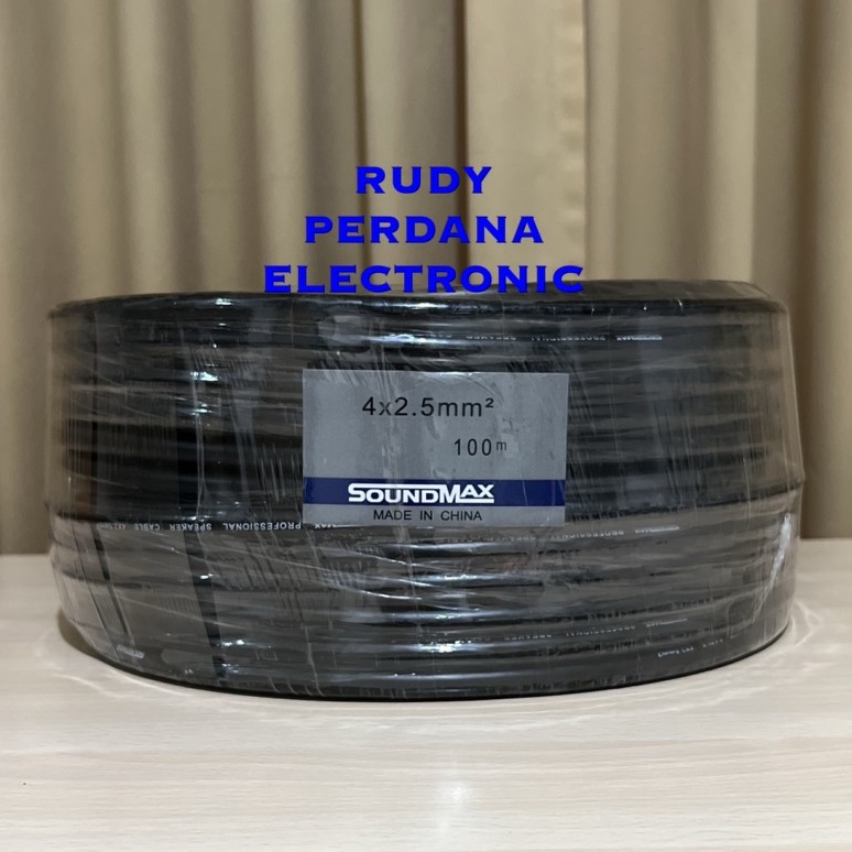 Gila KABEL AUDIO SPEAKER SOUND LISTRIK SERABUT ISI 4 25 MM SOUNDMAX 4x25