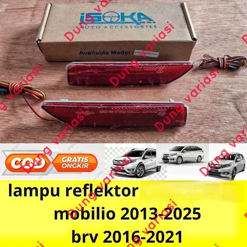 lampu reflektor belakang mata kucing Mobilio Brv 2015,2020,2025