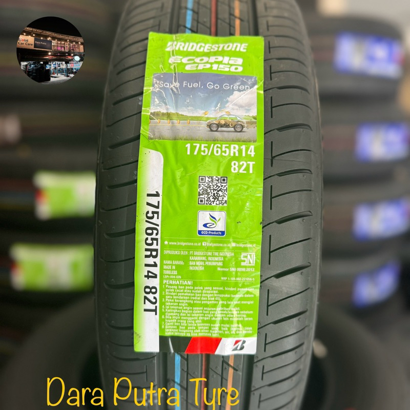 Ban Mobil 175/65 R14 82T Bridgestone Ecopia EP150 Ban 175 65 14 ( Calya, agya, brio )