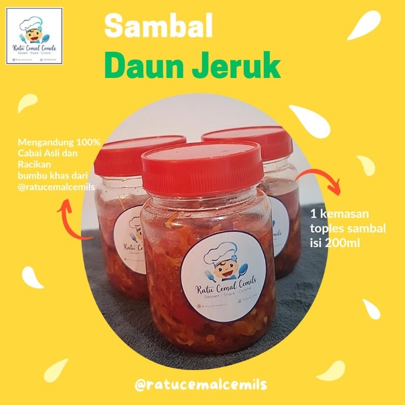 

SAMBAL DAUN JERUK ALA RATU CEMAL CEMILS