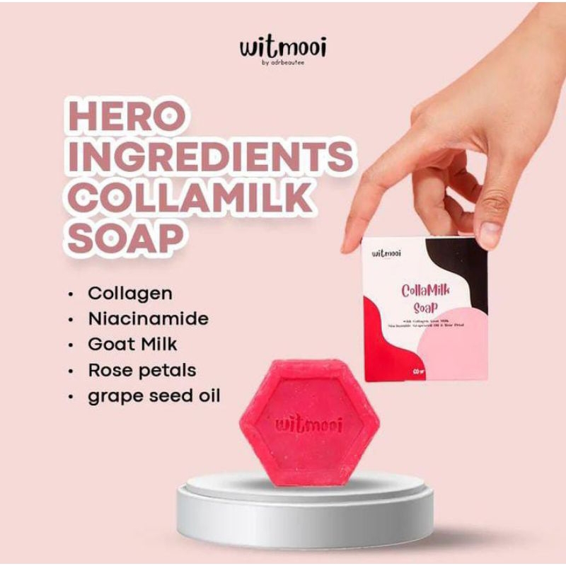 Sabun Pemutih Badan - WITMOOI COLLA MILK SOAP