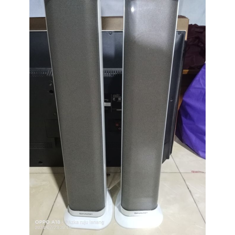 Speaker  tower tv sharp