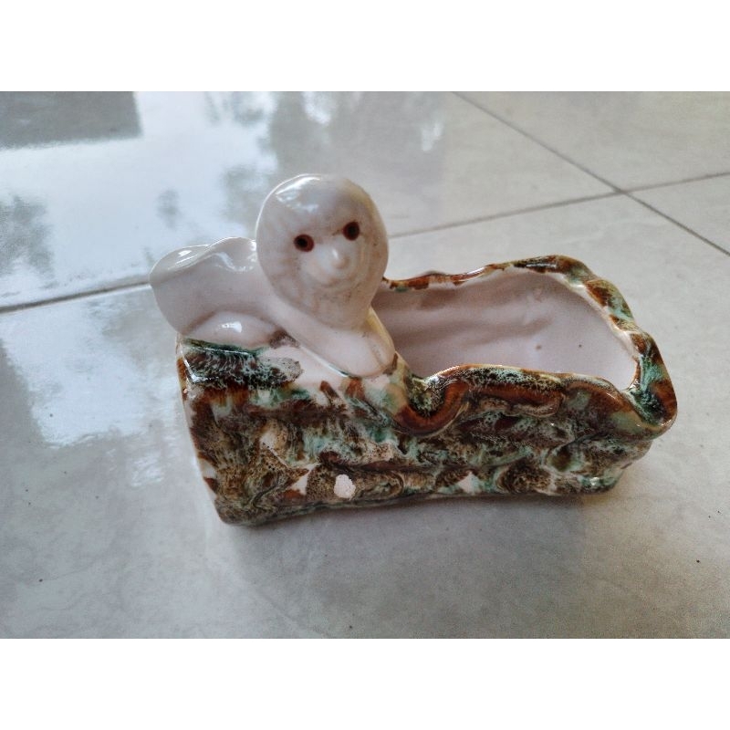 asbak keramik vintage lucu