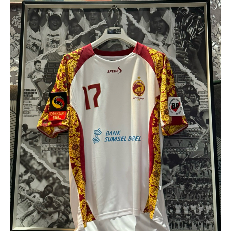 JERSEY SRIWIJAYA FC 2011-12 AWAY ORIGINAL Specs GUMBS #17