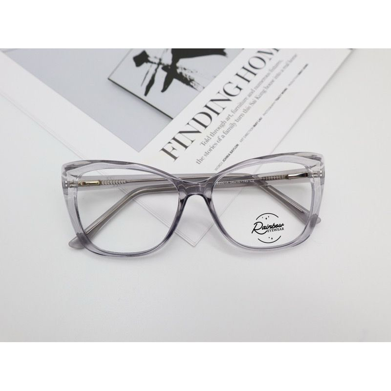 PRELOVED KACAMATA KODE JENNIE GREY BLUECHROMIC Rainbow eyewear