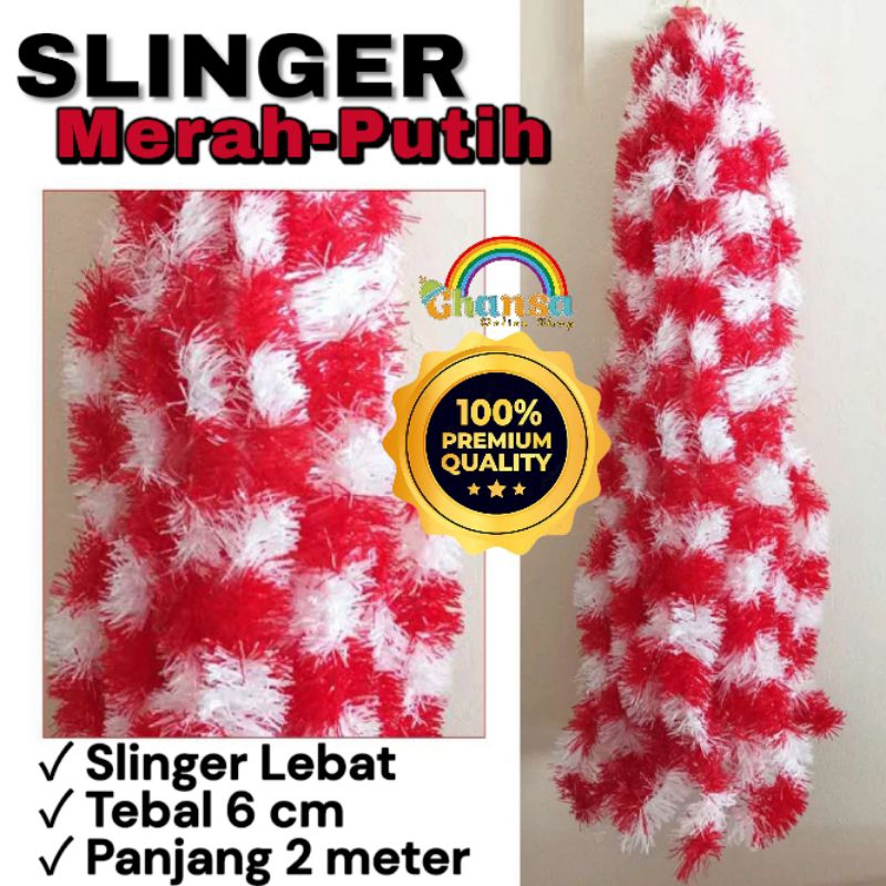 slinger / tinsel  /rumbai ( panjang 200 cm )