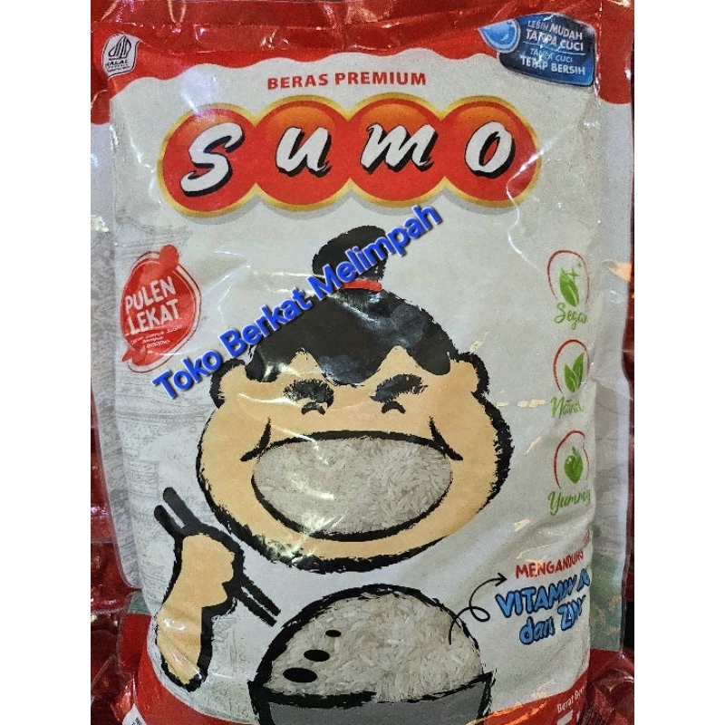 

Beras Sumo 5kg Kemasan Merah & Hijau