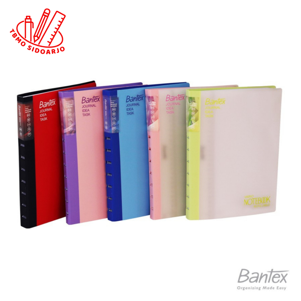 

TBMO Bantex Vario Notebook Refillable Binder B5 10 Ring 3286