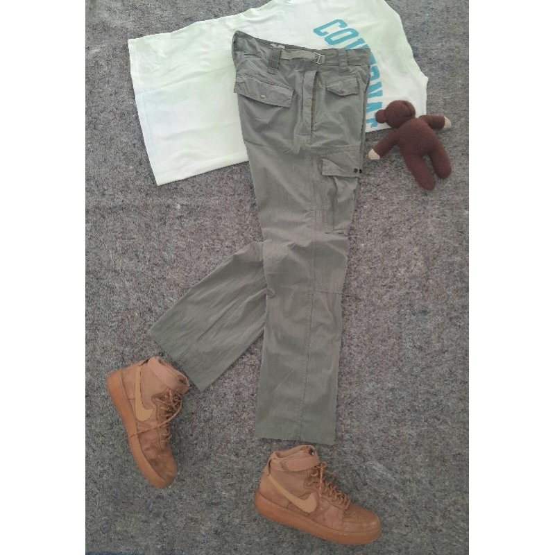 RARE VINTAGE STONE ISLAND CARGO TROUSERS W30 MULTIPOCKET PANTS KONDISI TERBAIK ORIGINAL 100%