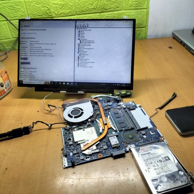 Motherboard Mainboard Mobo Mesin Normal Laptop Lenovo Z40-75 Z50