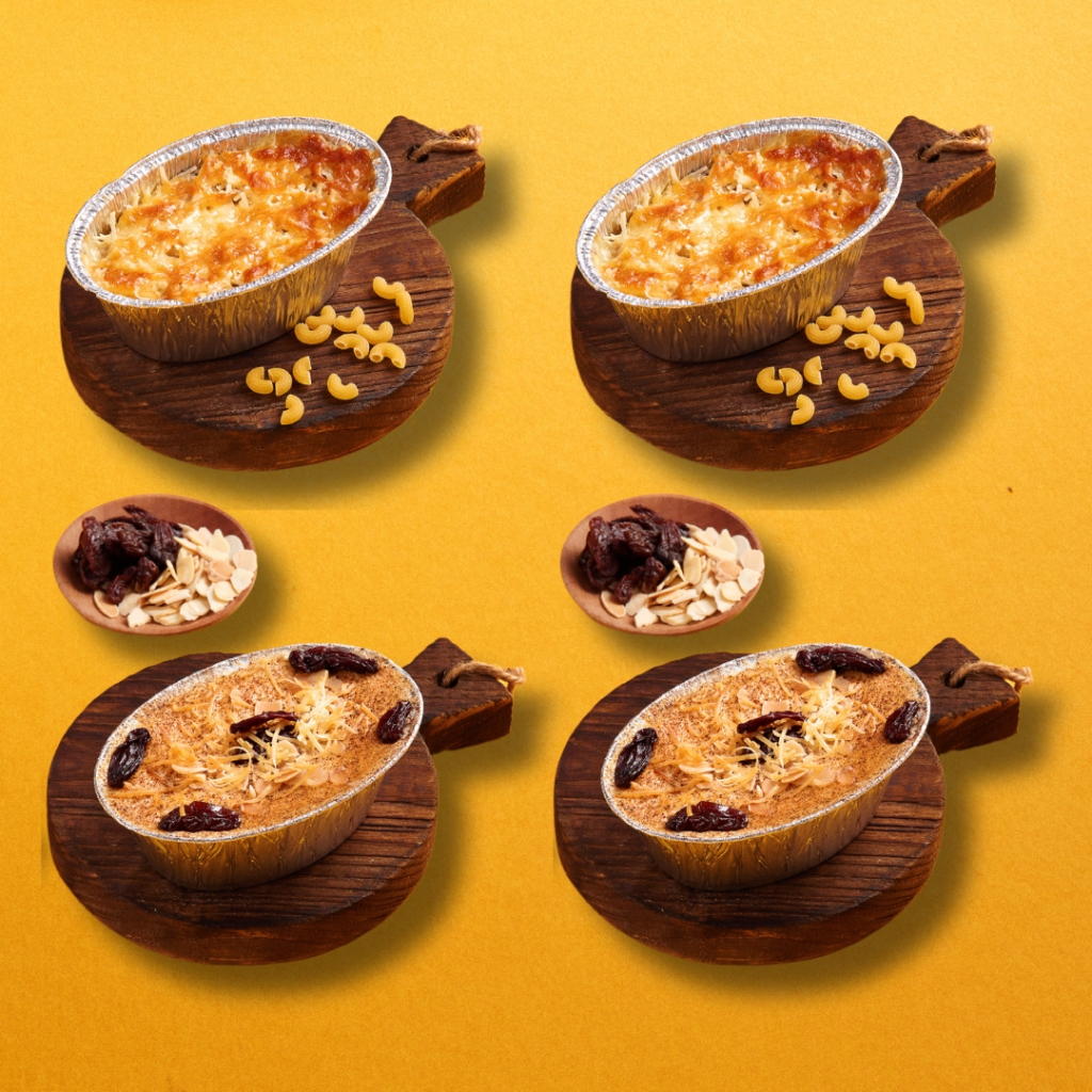 

Combo Wirawiri 4 - 2 Cup Klapertart 2 cup Makaroni Skotel