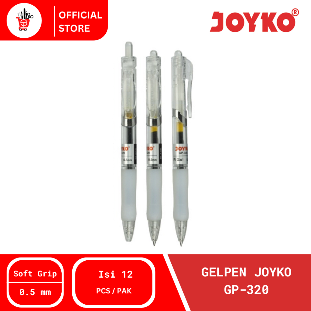 

Balpen | Pulpen | Gelpen Joyko GP-320 R-GEL (12 PCS)