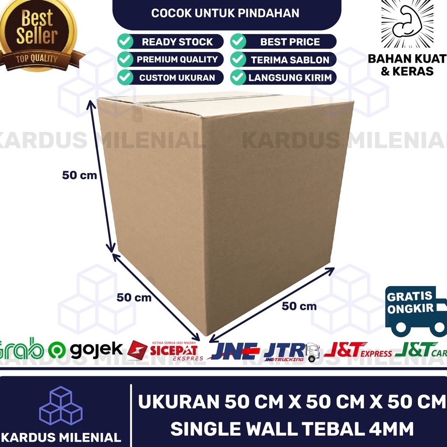 

KP8 KARDUS JUMBO PACKING 5x5x5 COCOK UNTUK PINDAHAN RUMAHKANTOR