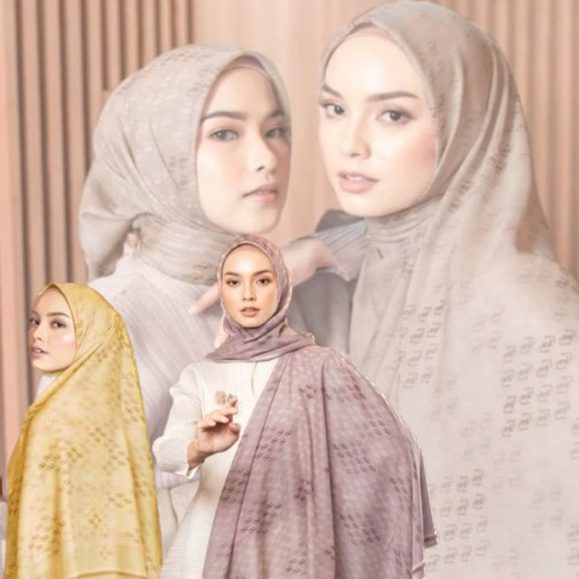 Hijab motif/Kerudung segiempat motif syari/jilbab segiempat motif syari/jilbab motif Jumbo