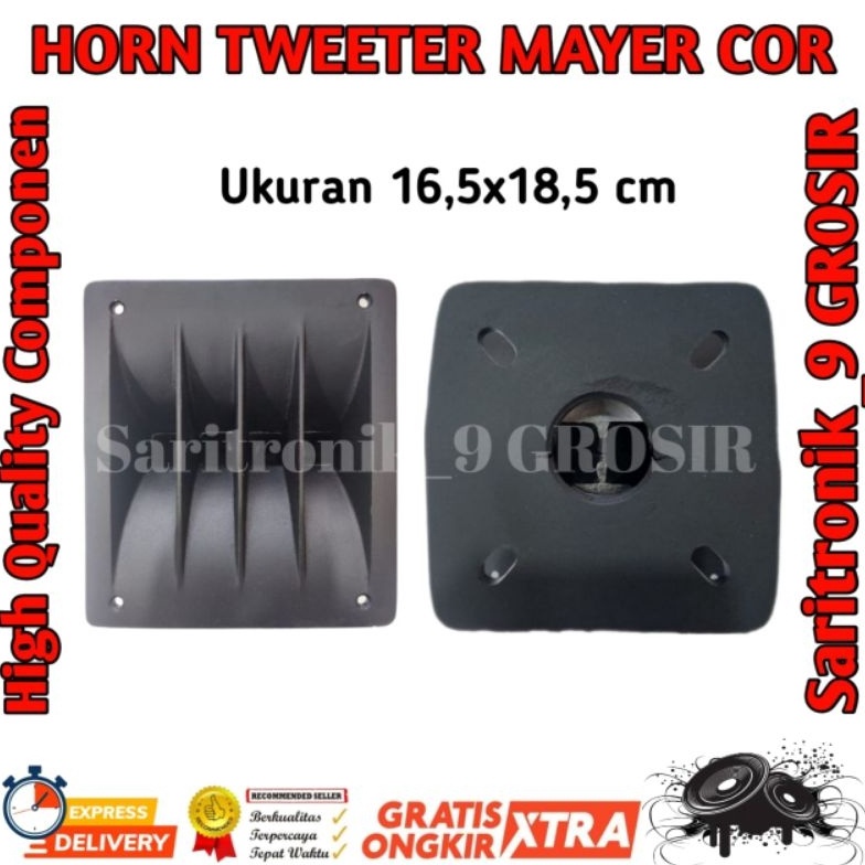KODE D93P HORN TWEETER  CORONG TWITTER HORN HARMONIKA  HORN LINE ARRAY MAYER 16X18 CM