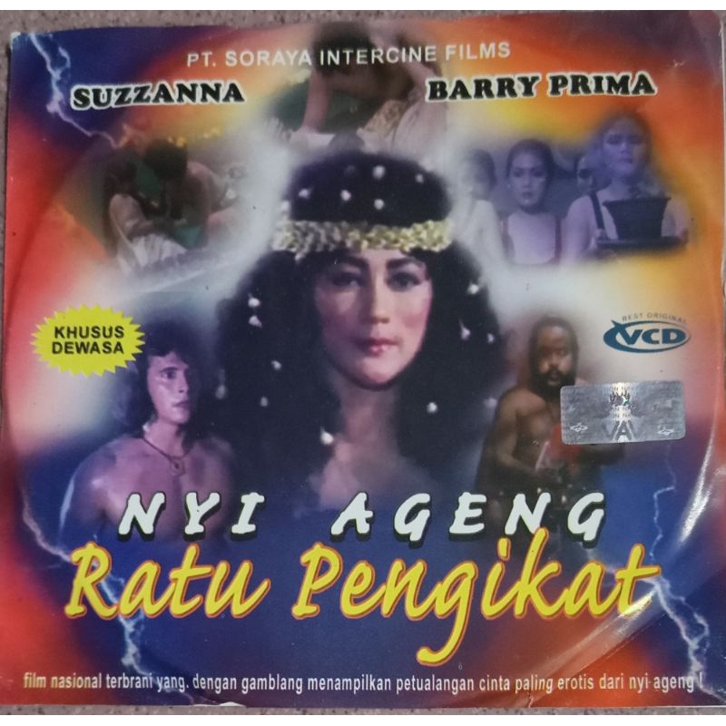 VCD original Suzanna NYI Ageng ratu pengikat (bundling 2 disc)