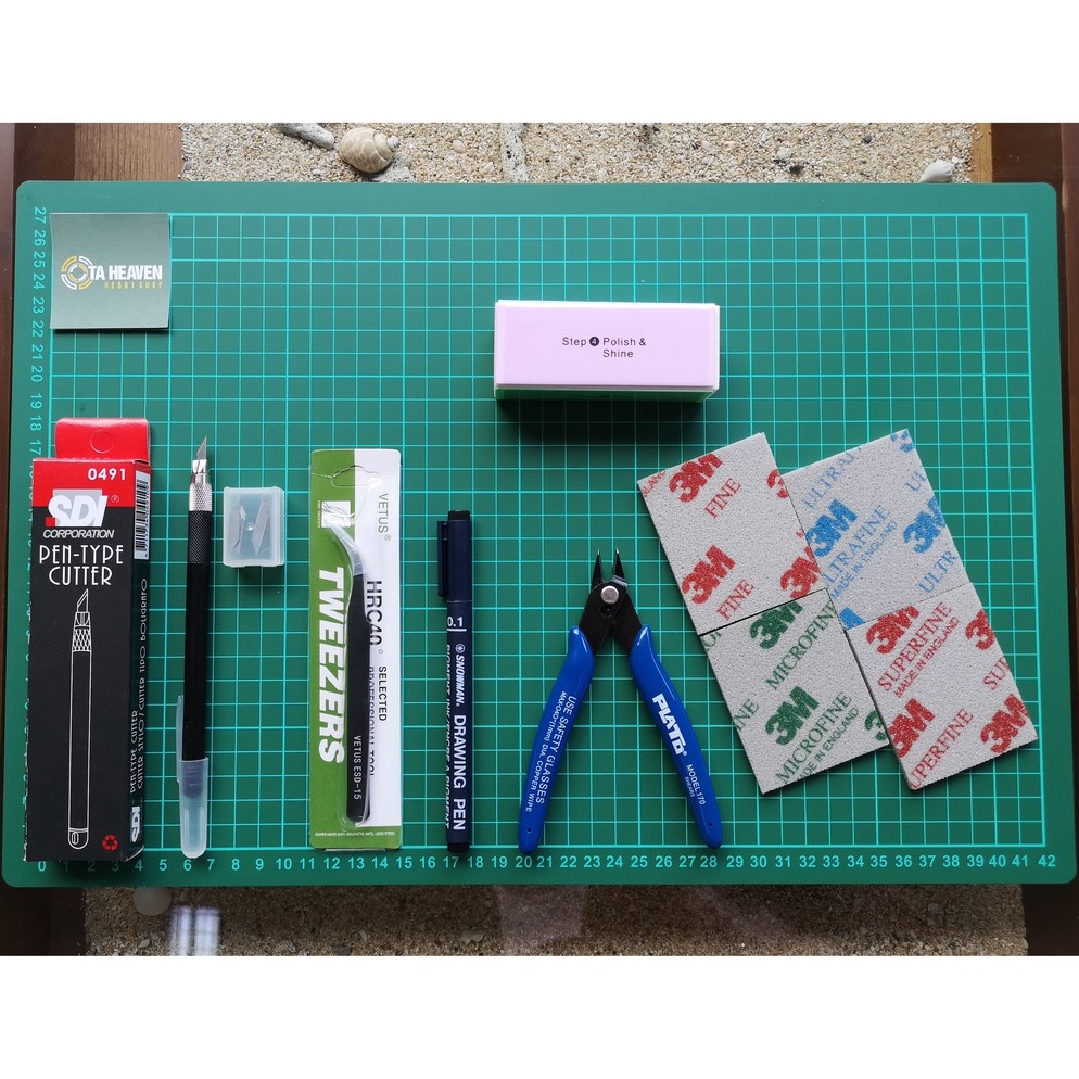 Gunpla Tool Set Paket A3 Full Set  Alat Rakit Gundam Model Kit Tool h W5M4