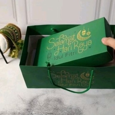 

KP8 5 pc Paper bag dus idul fitril uk 27x15x12 bahan tebalpaper bag idul fitripaper bag lebaran