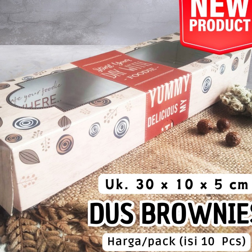 

KP8 Box Brownies 3x1x5 Motif Tatakan Laminasi Dus Brownies Kotak Brownies Box Fudgy Brownies