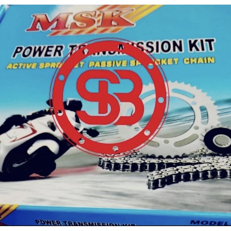 GEAR SET GIR SET GIR PAKET RANTAI GIR SUZUKI RC 80 RC 100 MSK